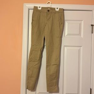 Khaki Old Navy Pants, size 0, barely worn